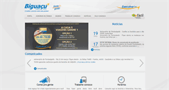 Desktop Screenshot of biguacutransportes.com.br
