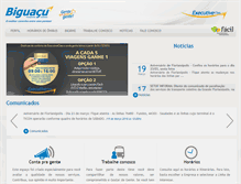 Tablet Screenshot of biguacutransportes.com.br